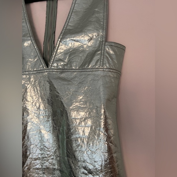 WAREHOUSE LONDON Metallic Mini Dress 10/ US 6 - Picture 3 of 6